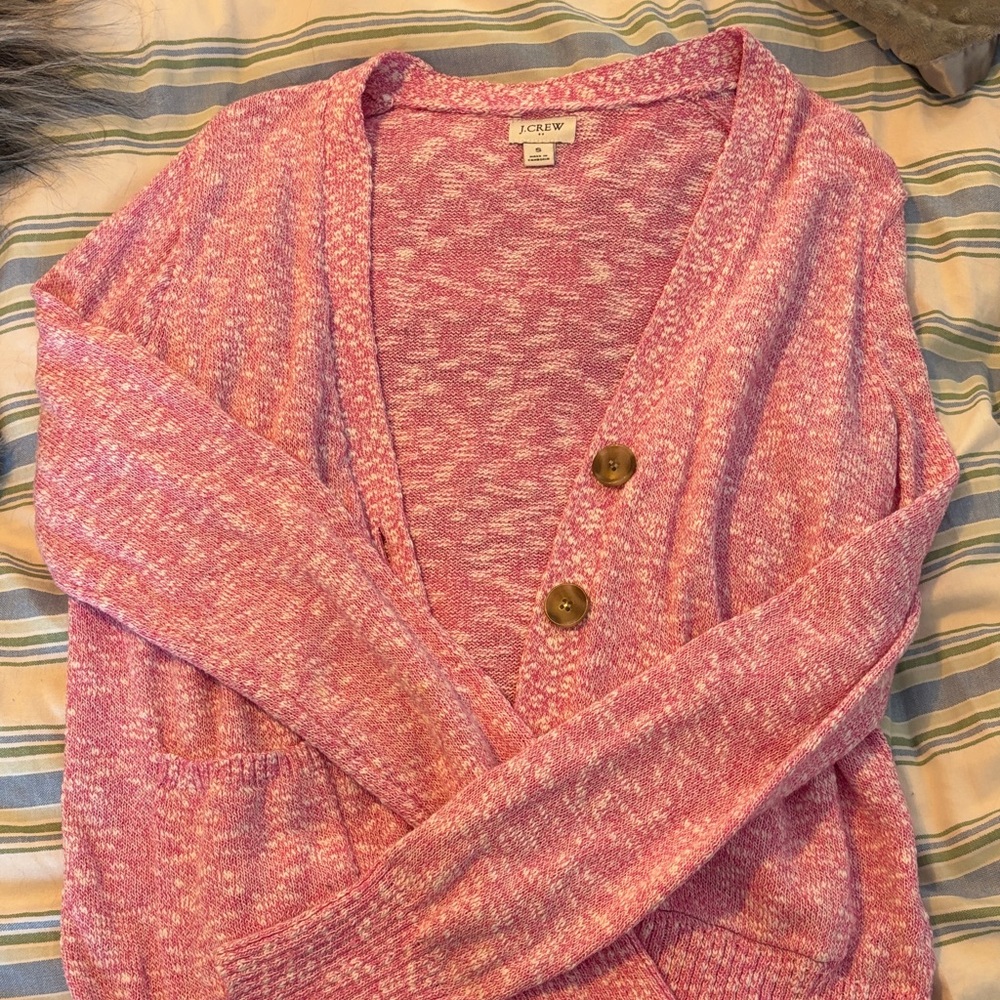 J. Crew Pink Women's Cardigan